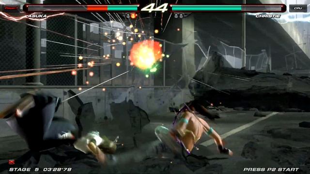 Tekken 6 Bloodline Rebellion Namco System 357 Asuka Kazama 4K 60FPS смотреть онлайн