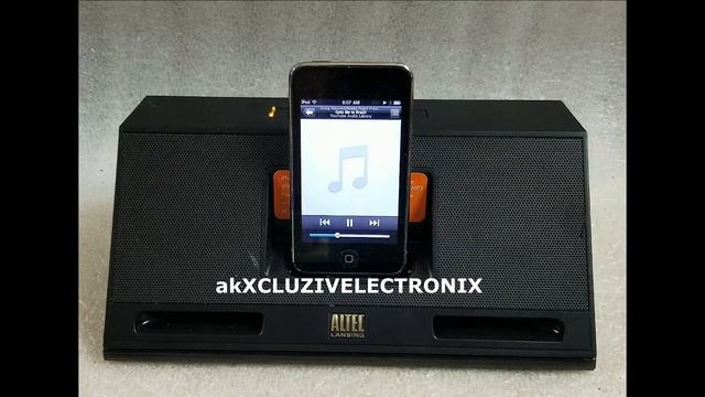 Altec Lansing inMotion Compact Speaker iMT325 for 30 Pin Apple Dock Black смотреть онлайн