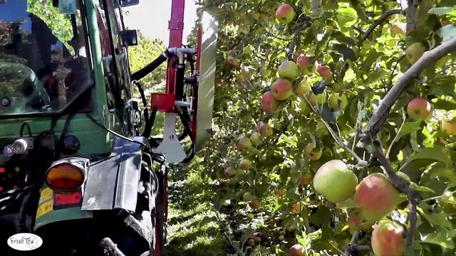 REDpulse Fuit Tec Germany Pneumatic Defoliation for Apple Orchards смотреть онлайн