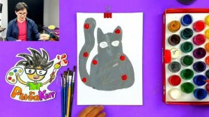 Простые рисунки ПАСХА  РыбаКит папа рисует