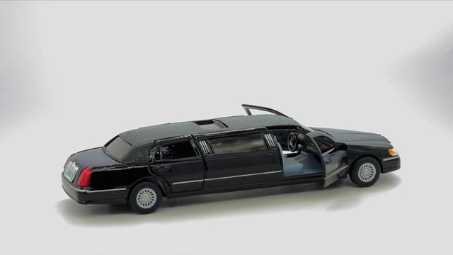 1999 LINKOLN TOWN CAR STRETCH LIMOUSINE 1/38 (KINSMART)