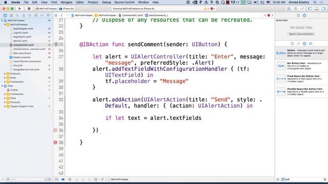 firebase v3 0 for iOS بالعربي - Part 7 - Database 1 - Save Data смотреть онлайн