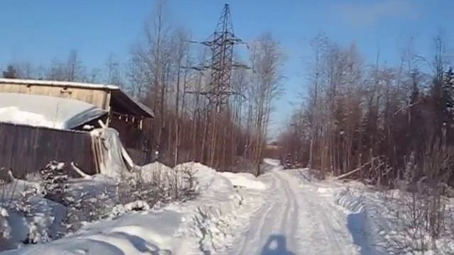на лыжне!!! Котлас трасса за ЭМЗ смотреть онлайн