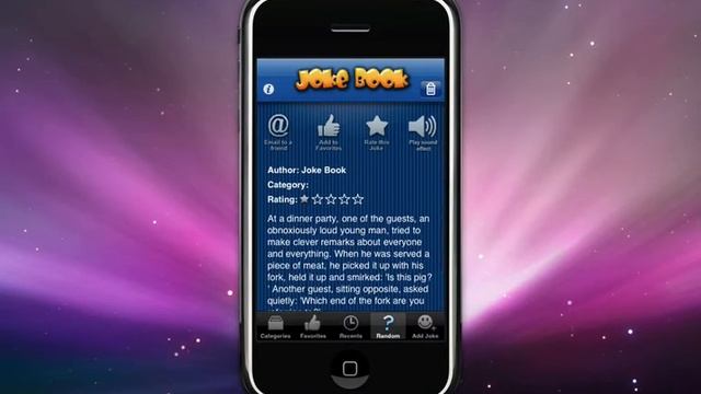 Joke Book app for the iPhone and iPod Touch смотреть онлайн
