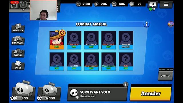 [game abonné][live Brawl stars][fait ta pub][go les 1200 abonné] смотреть онлайн