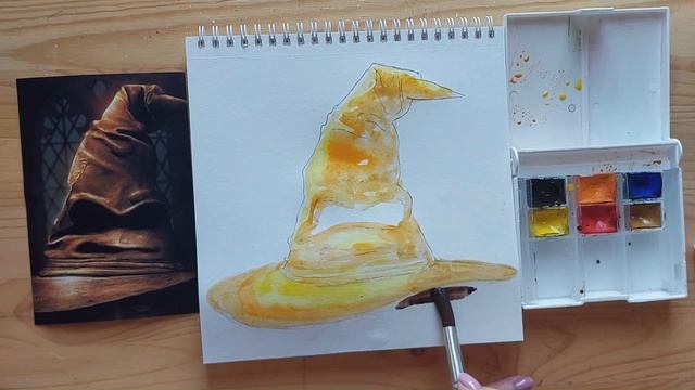 Видеурок Предметный скетчинг "Рисуем волшебную шляпу" смотреть онлайн