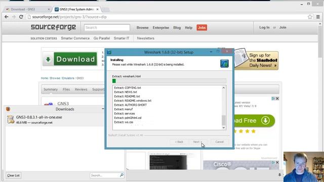 How to Install GNS3 on Windows 8 смотреть онлайн