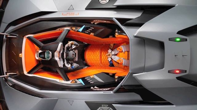 Lamborghini Egoista OFFICIAL shots NEW Lamborghini, Concept 2013 смотреть онлайн
