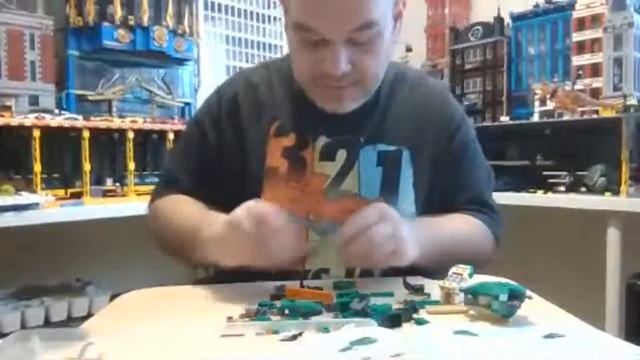 LEGO Creator Mighty Dinosaur build! 31058 It's a 3 in 1 ladies and gentlemen. Monday MOCkery Ep.2 смотреть онлайн