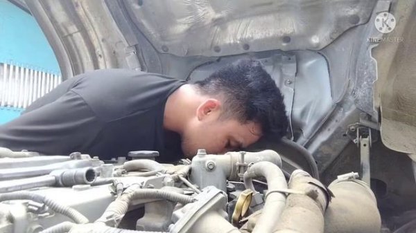 Isuzu 4jj1 engine replace idler pulley