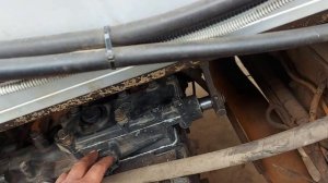 как снять вилку сцепления на коробке ЗФ-9 (ZF-9). заменили сальники на рычаге переключения передач.