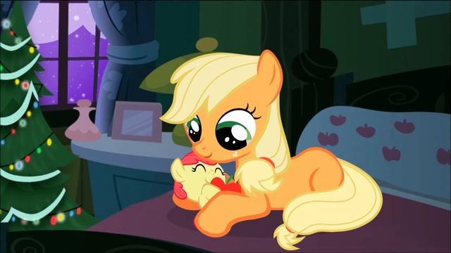 Applejack jovem canta para Apple Bloom смотреть онлайн