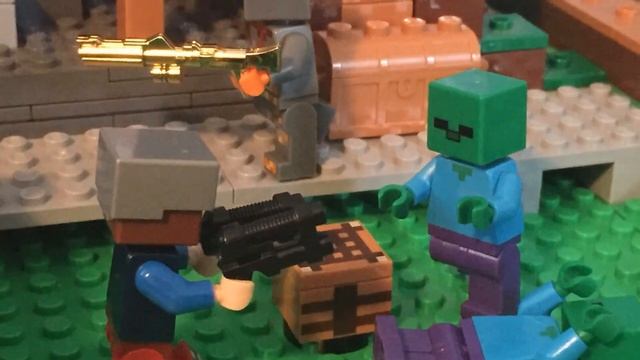 Lego Minecraft Zombie Invasion смотреть онлайн