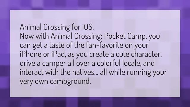 Can I play Animal Crossing on iPad? смотреть онлайн