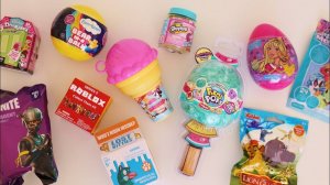 🚀 Детские залипалки: Распаковка игрушек Fortnite, Pikmi Pop, Lost kitties, Roblox, Barbie. Мультики