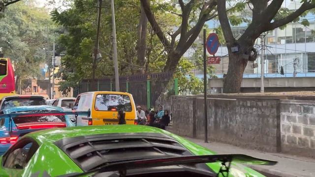 Lamborghini Huracan and Porsche 911 GT3 RS 💚🇮🇳🚀🔥 смотреть онлайн
