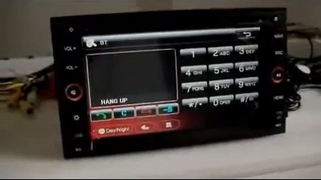 2 Din Car DVD player with GPS and radio Bluetooth DVD GPS Navi смотреть онлайн