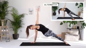 Power Yoga Workout für straffe Arme und eine starke Körpermitte _ 10 Minuten zum Schwitzen