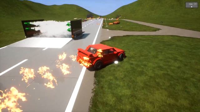 Fire, Water and Cars! - Brick Rigs смотреть онлайн