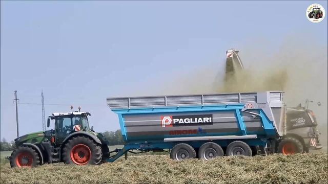 Claas Jaguar 980 (494) Black Edition & 2 Fendt 900 - ANSELMI - Trinciatura loietto 2022 смотреть онлайн