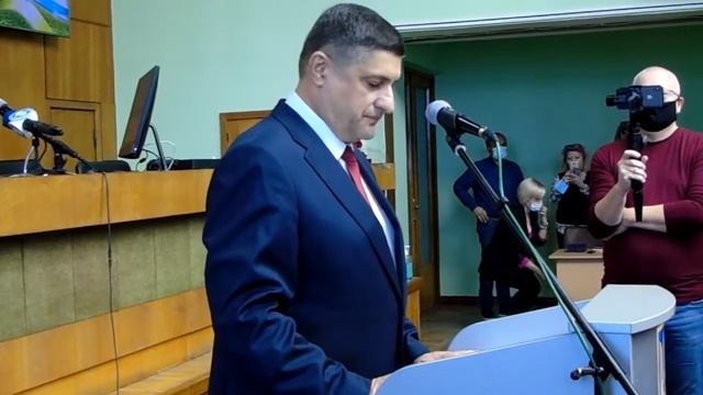 Присяга городского головы Андрея Абрамченко смотреть онлайн