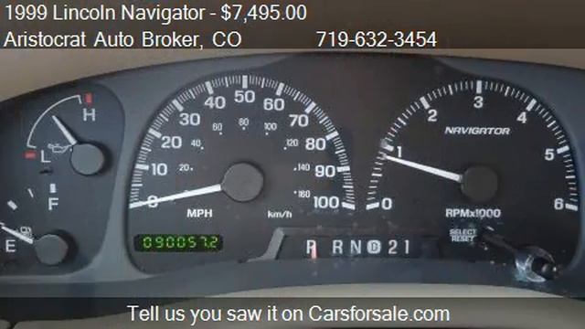 1999 Lincoln Navigator 4WD - for sale in Colorado Springs, C смотреть онлайн