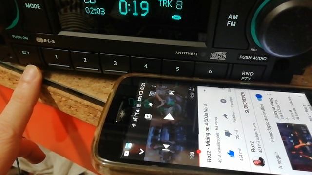 Jeep Compass rádio stereo CD with Bluetooth upgrade for music смотреть онлайн