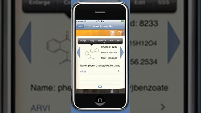 MObile REagents V1.0 (iPhone/iPod Touch) : Integration with OSRA - http://mobilereagents.com смотреть онлайн
