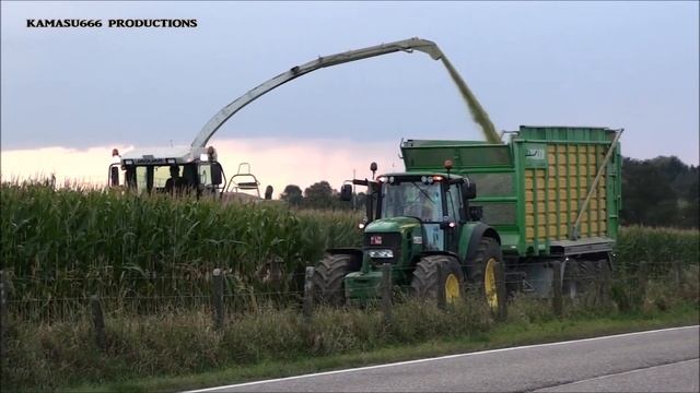 Mais Hakselen 2016 : Egide London , Claas Jaguar 980/900 , John Deere 8320 / 7710 / 7530 смотреть онлайн