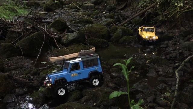 RC Scale Crawler | Land Rover Defender, Jeep Rubicon & Toyota Landcruiser | Sehlendorf, Germany смотреть онлайн