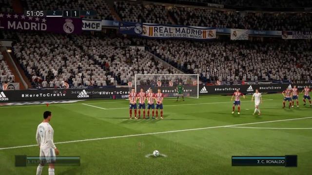 football skills |Fifa 18 world cup |Cristiano Ronaldo best free kick opportunity messing смотреть онлайн