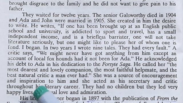 Biography of John Galsworthy, Life and Works смотреть онлайн