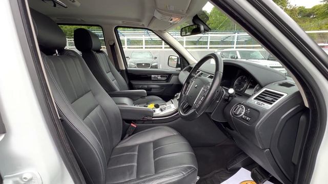 2013 RANGE ROVER SPORT 3.0 SDV6 HSE BLACK EDITION Diesel in White for sale Castle Motors смотреть онлайн