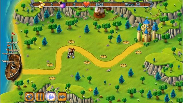 Medieval Defenders ! iOS Gameplay. Launch Video. смотреть онлайн