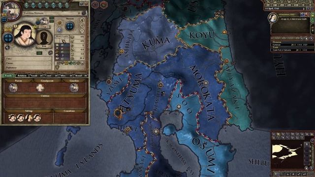 CK2 Sengoku Mod (Shimazu) - E04 - Personal Study смотреть онлайн