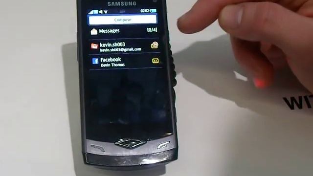 Samsung Wave (S8500) - video demo @ MWC 2010 смотреть онлайн