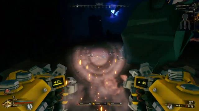 Deep Rock Galactic trying a hazard 4 level with my friend смотреть онлайн