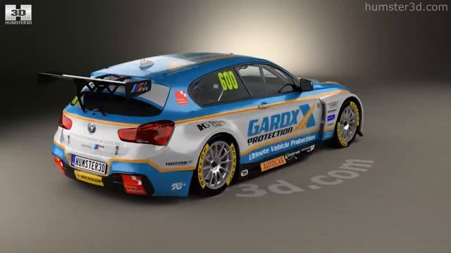 BMW 1 Series BTCC 2017 3D model by 3DModels.org смотреть онлайн