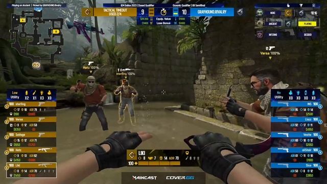 Grayhound vs Encore | Map 2 Ancient | IEM Dallas 2023 Oceania CQ смотреть онлайн