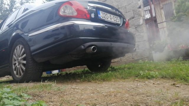 Jaguar x type 3.0 catless exhaust sound смотреть онлайн