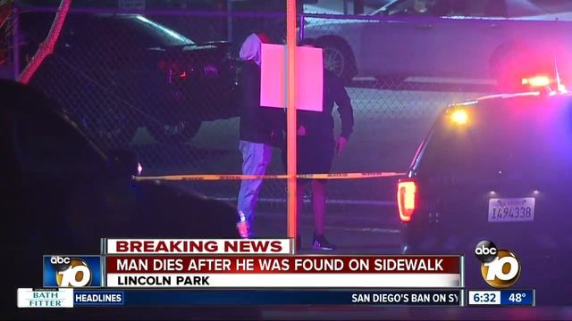 Man found lying on sidewalk in Lincoln Park dies смотреть онлайн