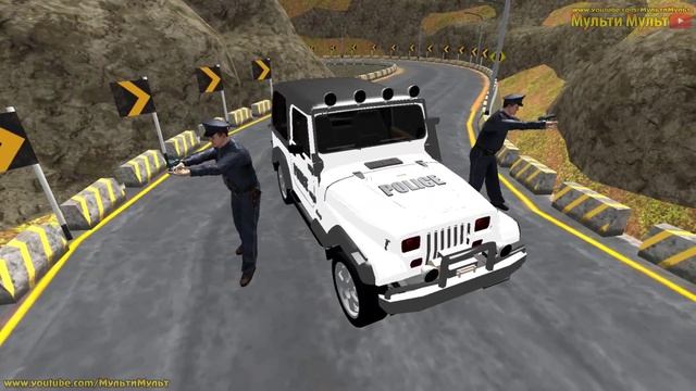 Offroad Police Jeep 4x4 Driving & Racing Simulator - Best Android GamePlay смотреть онлайн