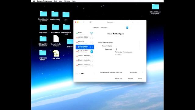 Configure PPPoE Connection On MAC | PPPoE Internet Connection Settings