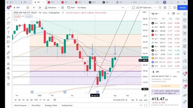 8-5-22 SPY/ ES Futures and Apple Weekly Analysis and Recap смотреть онлайн