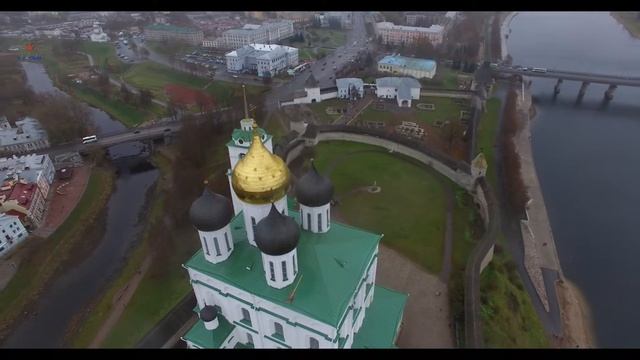 DJI Phantom 3 Pro PSKOV Kremlin смотреть онлайн