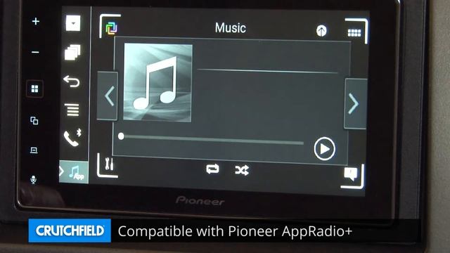 Pioneer MVH-1400NEX Display and Controls Demo | Crutchfield Video смотреть онлайн