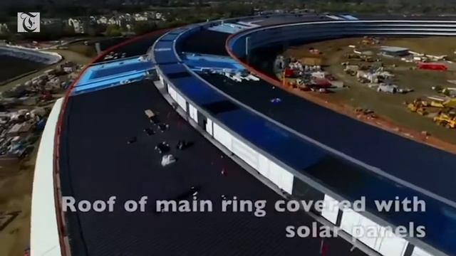 Drone video reveals Apple Inc.'s new Campus 2 in Cupertino смотреть онлайн