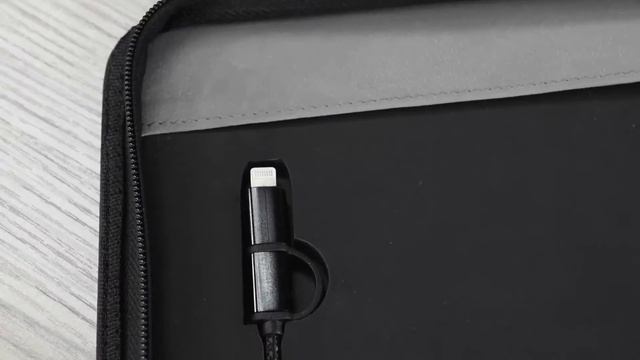 BW 12 zipper A4 PU leather portfolio with 4000mah power bank,with handle folder смотреть онлайн