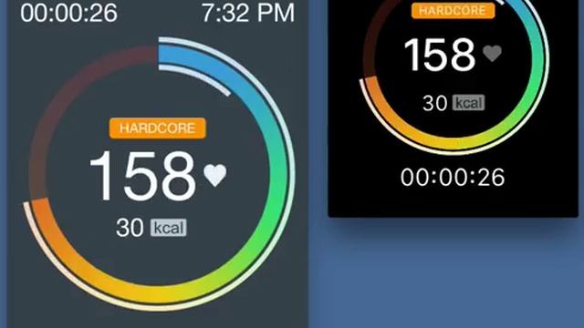 MotiFIT Workout Heart Rate Monitor Demo on Apple Watch Simulator смотреть онлайн
