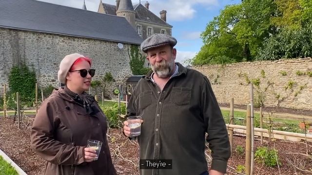 Chateau Tour of the Walled Garden | Dick & Angel Escape to the Chateau смотреть онлайн